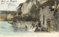 .CPA  FRANCE 26 " Pont en Royans, Bord de la Bourne"