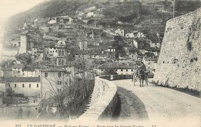 .CPA  FRANCE 26 " Pont en Royans, Route pour les Grands Goulets"