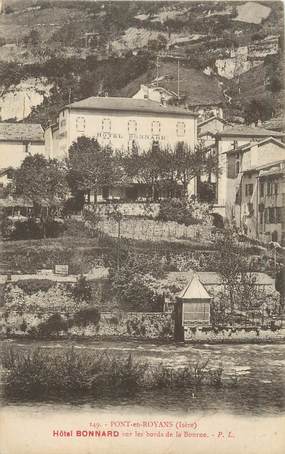 .CPA  FRANCE 26 " Pont en Royans, Hôtel Bonnard"