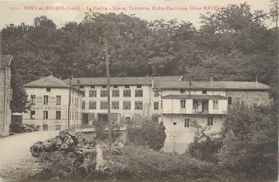 .CPA  FRANCE 26 " Pont en Royans, Le Foulon Tounerie Hydro électrique"