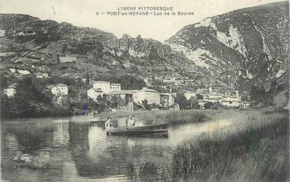 .CPA  FRANCE 26 " Pont en Royans, Lac de la Bourne"