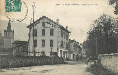 .CPA FRANCE 26 "St Jean en Royans, Hôtel du Royans"