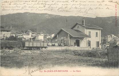 .CPA FRANCE 26 " St Jean en Royans, La gare"