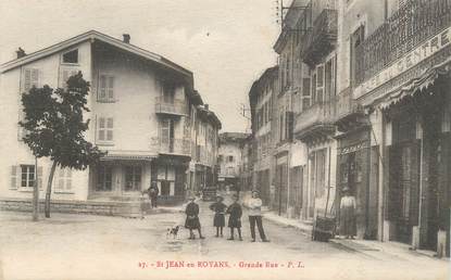 .CPA FRANCE 26 "  St Jean en Royans, Grande rue"