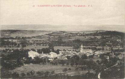 .CPA FRANCE 26 "  St Laurent en Royans, Vue générale"