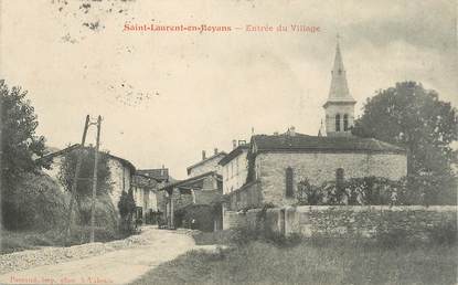 .CPA FRANCE 26 "  St Laurent en Royans, Entrée du village"