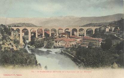 .CPA FRANCE 26 "  St  Nazaire en Royans, L'aqueduc de la Bourne"