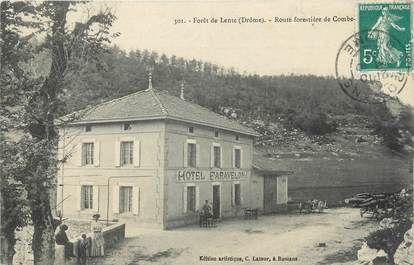 .CPA FRANCE 26 "   Forêt de Lente,, Route forestière de Combe, Hôtel Faravelon"