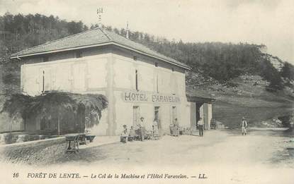 .CPA FRANCE 26 "   Forêt de Lente, Le Col de la Machine et  l'Hôtel Faravelon"