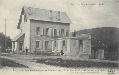 .CPA FRANCE 26 "   Forêt de Lente, Châlet hôtel du Club Alpin  "