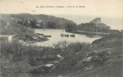 .CPA  FRANCE 85 " Ile d'Yeu, Port de la Meule"