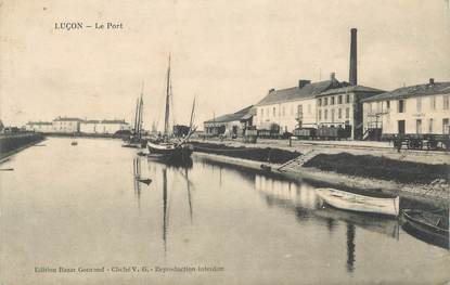 .CPA  FRANCE 85 " Luçon, Le port"