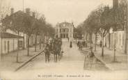 85 Vendee .CPA  FRANCE 85 " Luçon, L'avenue de la Gare"