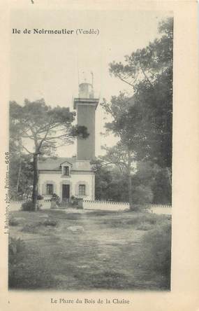 .CPA  FRANCE 85 " Ile de  Noirmoutier, Le phare du bois de la Chaise"