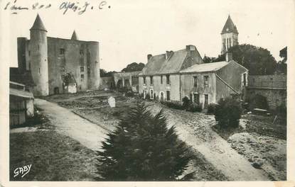 .CPSM  FRANCE 85 " Ile de  Noirmoutier, Le château et l'église"