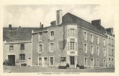 .CPA FRANCE 85 " Pouzauges, L'Hôtel de France"