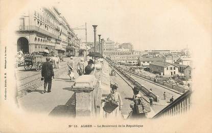 CPA ALGERIE "Alger, le bld de la République"