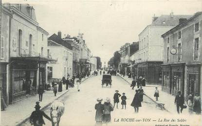 .CPA FRANCE 85 " La Roche sur Yon, La statue des Sables"