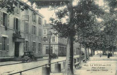 .CPA FRANCE 85 " La Roche sur Yon, Place d'Armes vers l'Hôtel de l'Europe"