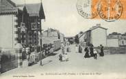 85 Vendee .CPA FRANCE 85 "St Gilles Croix de Vie, Avenue de la plage "