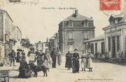 85 Vendee .CPA FRANCE 85 "St  Gilles Croix de Vie, Rue de la Mairie"