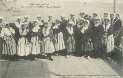 .CPA FRANCE 85 "Les Sables d'Olonne, Chorale mixte La Fauvette"