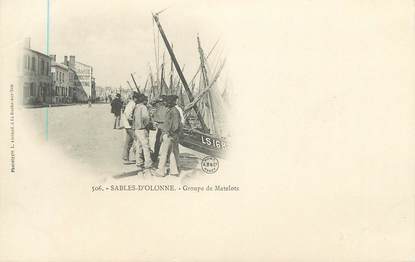 .CPA FRANCE 85 "Les Sables d'Olonne, Groupe de Matelots"