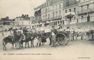 85 Vendee .CPA FRANCE 85 "Les Sables d'Olonne,  Sur la plage partie à Anes" / ANES