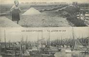 85 Vendee .CPA FRANCE 85 "Les Sables d'Olonne,  Les marais salants,, vue générale au port"