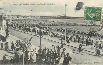 .CPA FRANCE 85 "Les Sables d'Olonne, Pendant une semaine d'aviation"