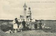 85 Vendee .CPA FRANCE 85 "Les Sables d'Olonne, La tour Eden et le Phare Rouge"