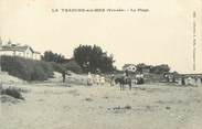 85 Vendee .CPA FRANCE 85 "La Tranche sur Mer, La plage"