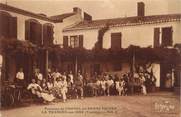 85 Vendee .CPA FRANCE 85 "La Tranche sur Mer, Terrasse de l'Hôtel du Franc Picard"