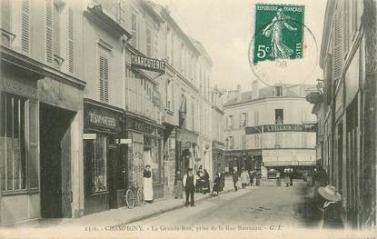 .CPA FRANCE 94 "Champigny, La grande rue  prise de la rue Bonneau"