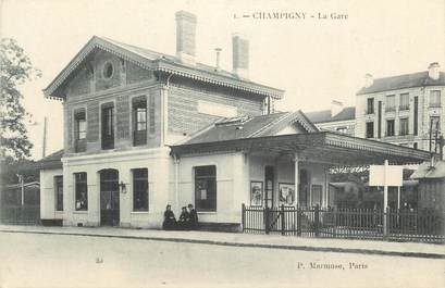 .CPA FRANCE 94 "Champigny, La gare"