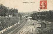 94 Val De Marne .CPA FRANCE 94  " Champigny, La gare  " / TRAINS