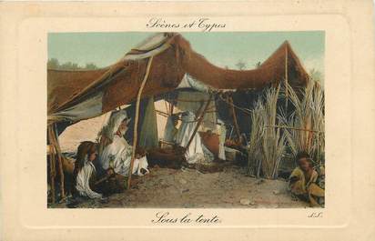 CPA ALGERIE "Nomades sous la tente"