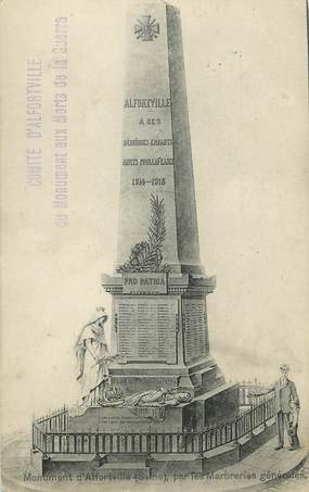 .CPA FRANCE 94  " Alfortville, Monument aux morts"