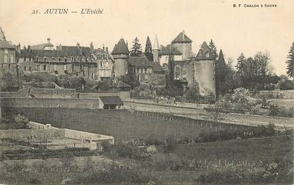 CPA FRANCE 71 "Autun , l'Evêché"