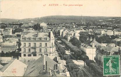 CPA FRANCE 71 "Autun , une vue panoramique"