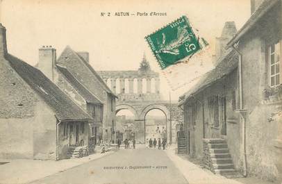 CPA FRANCE 71 "Autun , la Porte d'Arroux "