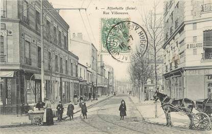 . CPA FRANCE 94  " Alfortville, Rue Villeneuve  "