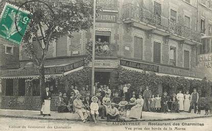 CPA FRANCE 94 "Alfortville, restaurant des Charmilles"