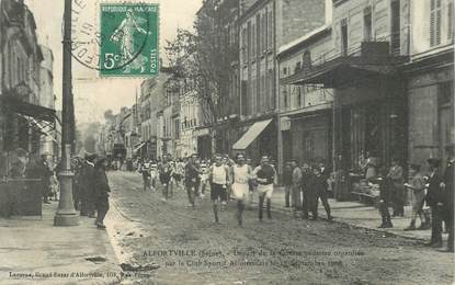 CPA FRANCE 94 "Alfortville, départ de la Course pédestre 1908"