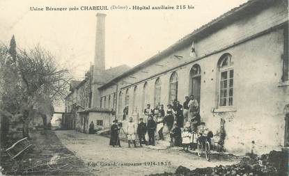 CPA FRANCE 26 "Usine Béranger près Chabeuil, Hopital auxiliaire"