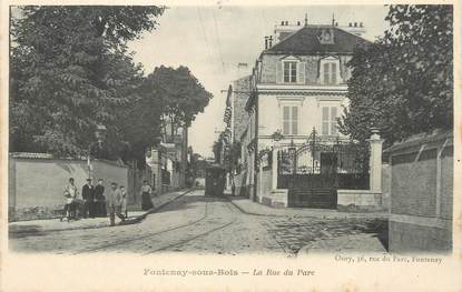 . CPA FRANCE 94  " Fontenay sous Bois, La rue du Parc"