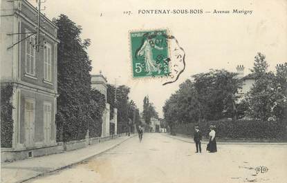 . CPA FRANCE 94  " Fontenay sous Bois, Avenue Marigny"