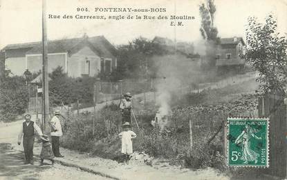 . CPA FRANCE 94  "  Fontenay sous Bois, Rue des Carreaux" 