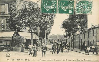 . CPA FRANCE 94  "  Fontenay  sous Bois , Les Rigollots "