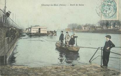 .CPA FRANCE 94 " Choisy le Roi,   Bords de la Seine"